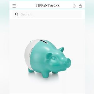 Tiffany & Co piggy bank NEW
